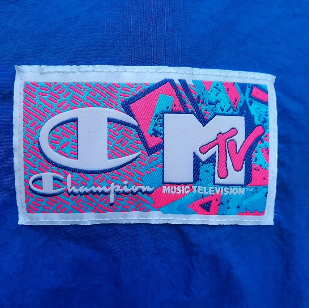 Champion x MTV Colorblock Track Jacket Windbreaker 80's Inspired Unisex